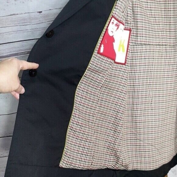 Söia & Kyo Short Trench Coat Black XS DoubleBreast Convertible Collar Lined - Picture 5 of 12